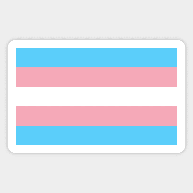 Trans Flag Sticker by sophielabelle